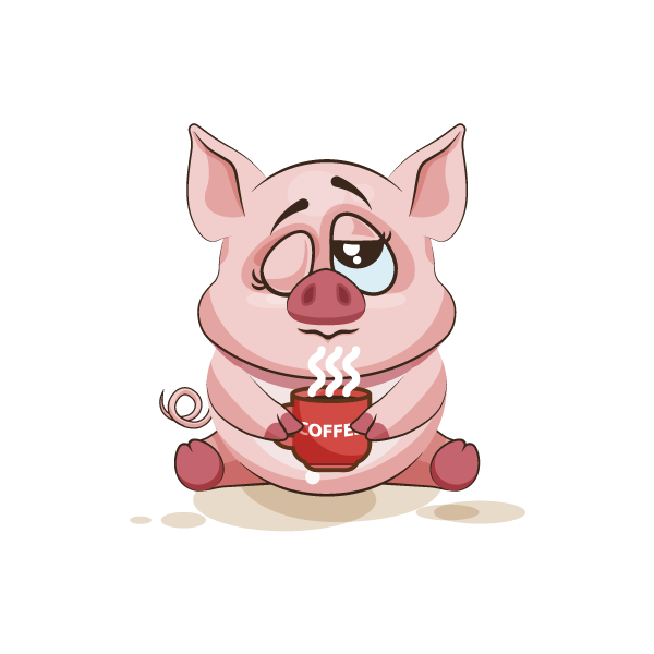 Adorable Pig Emoji Stickers messages sticker-10