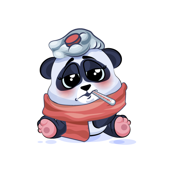 Adorable Panda Emoji Stickers messages sticker-9