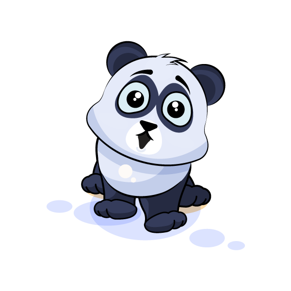 Adorable Panda Emoji Stickers messages sticker-6