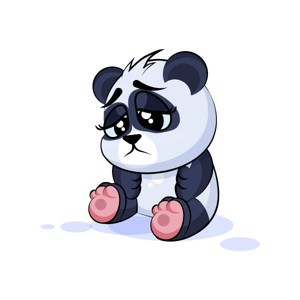 Adorable Panda Emoji Stickers messages sticker-3
