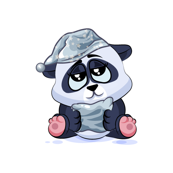 Adorable Panda Emoji Stickers messages sticker-8