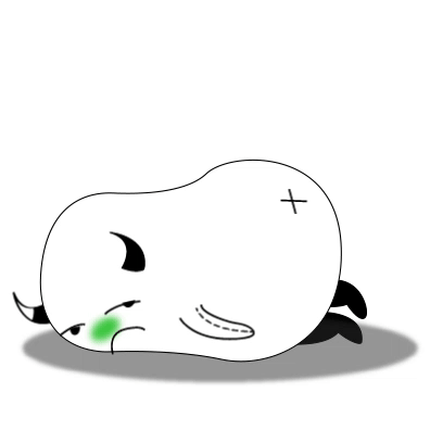 Chubby Doodle Monster Animated messages sticker-3
