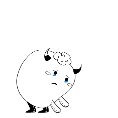 Chubby Doodle Monster Animated messages sticker-7