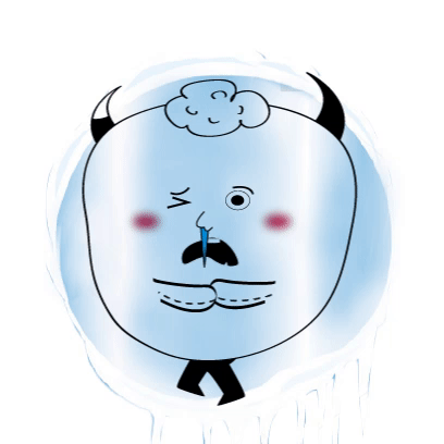 Chubby Doodle Monster Animated messages sticker-6