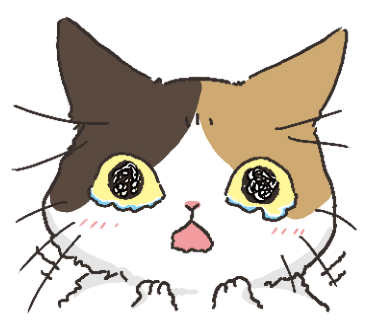 Black Cat and Calico Cat messages sticker-8