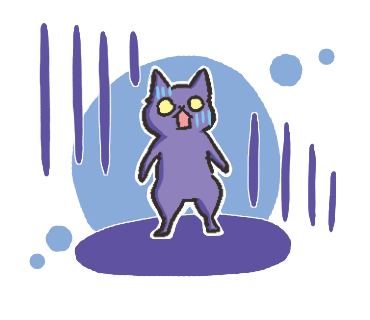 Black Cat and Calico Cat messages sticker-10