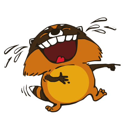 Crazy Raccoon Pet Stickers messages sticker-9