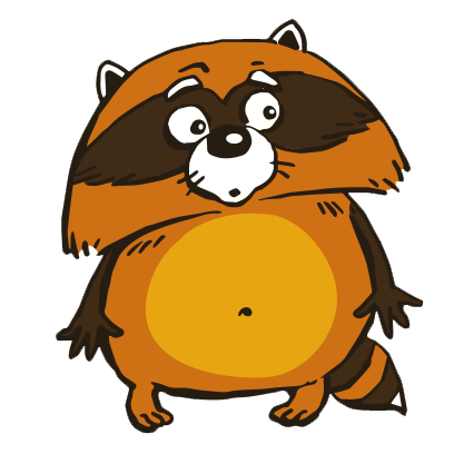 Crazy Raccoon Pet Stickers messages sticker-2