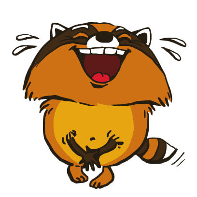 Crazy Raccoon Pet Stickers messages sticker-11