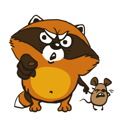 Crazy Raccoon Pet Stickers messages sticker-7