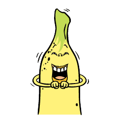 Crazy Banana Stickers messages sticker-3