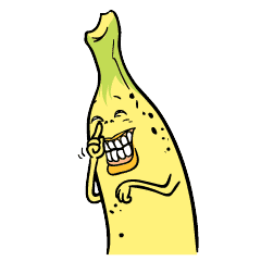 Crazy Banana Stickers messages sticker-1