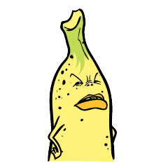 Crazy Banana Stickers messages sticker-8