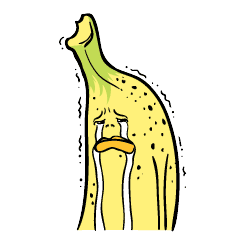 Crazy Banana Stickers messages sticker-6