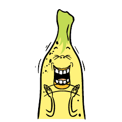 Crazy Banana Stickers messages sticker-4