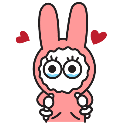 PinkRabbit messages sticker-3