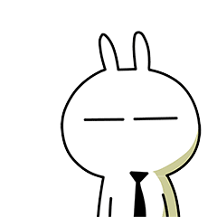 Tuzki messages sticker-6