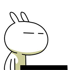 Tuzki messages sticker-7
