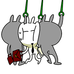 Tuzki messages sticker-11