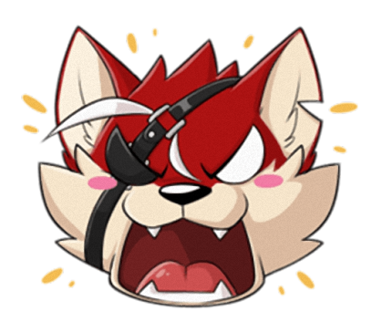 Rex - Naughty wolf stickers for iMessage messages sticker-3
