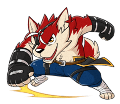 Rex - Naughty wolf stickers for iMessage messages sticker-0