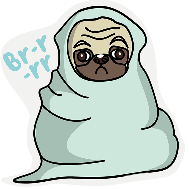 PUG Sticker messages sticker-5