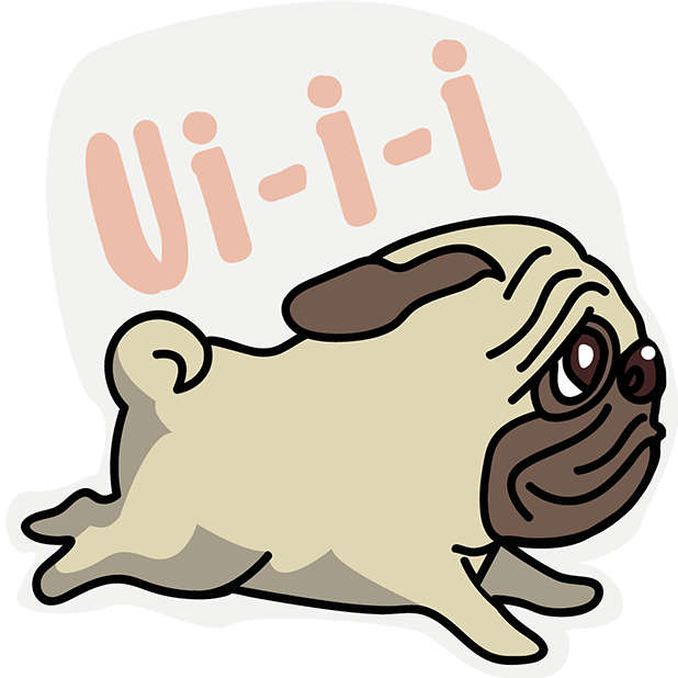 PUG Sticker messages sticker-2
