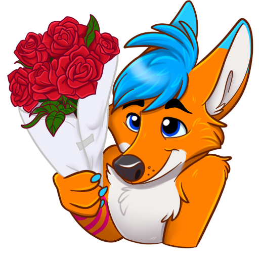 Avi Fox Sticker Pack messages sticker-8