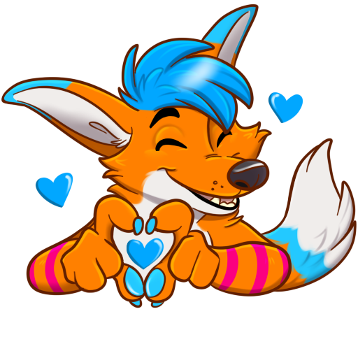 Avi Fox Sticker Pack messages sticker-6