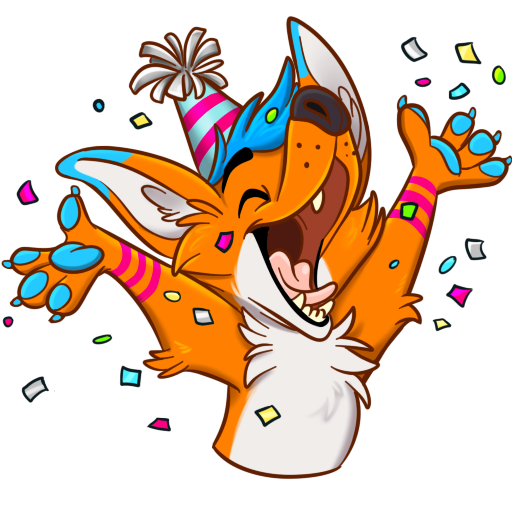 Avi Fox Sticker Pack messages sticker-11