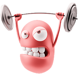 3D Workout Gym Emoji messages sticker-8