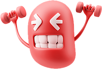 3D Workout Gym Emoji messages sticker-6