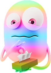 3D Spectrum Smileys messages sticker-2
