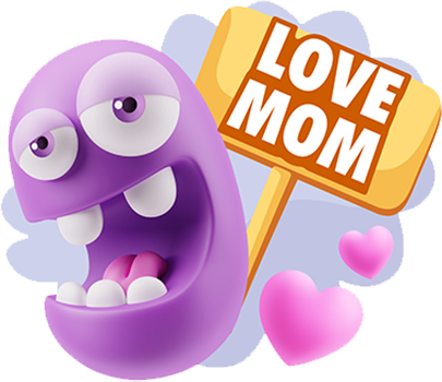 3D Love Expressions messages sticker-0