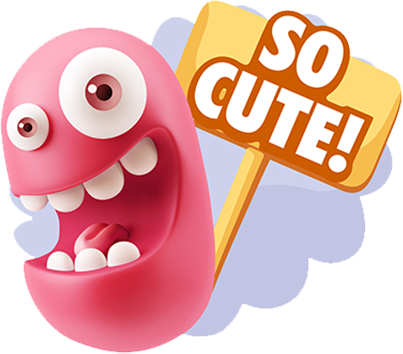 3D Red Expressions messages sticker-0