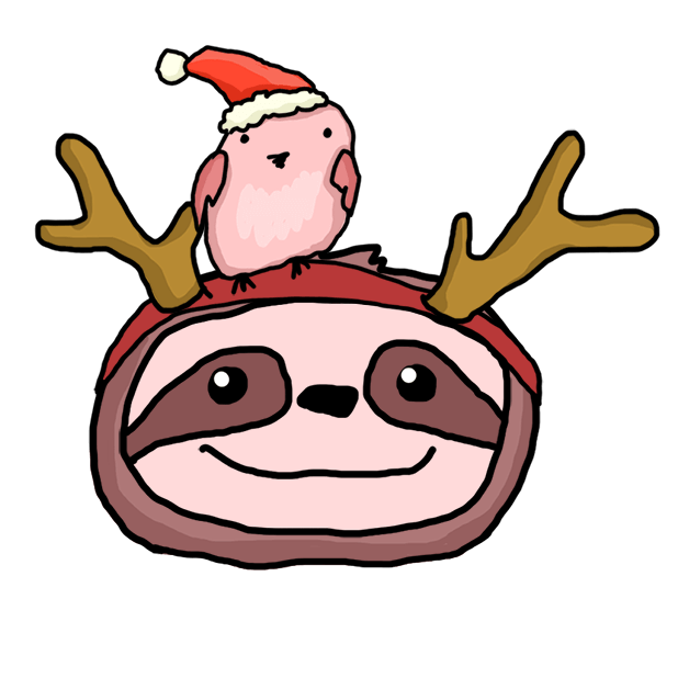 Christmas Holiday Sloths messages sticker-6