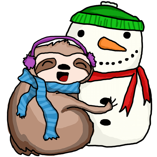 Christmas Holiday Sloths messages sticker-10