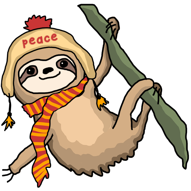 Christmas Holiday Sloths messages sticker-11
