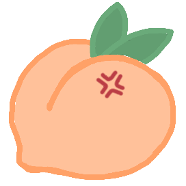 Spank Peaches- Quirky, Naughty, Funny messages sticker-6