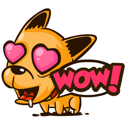 Moka the Corgi messages sticker-1