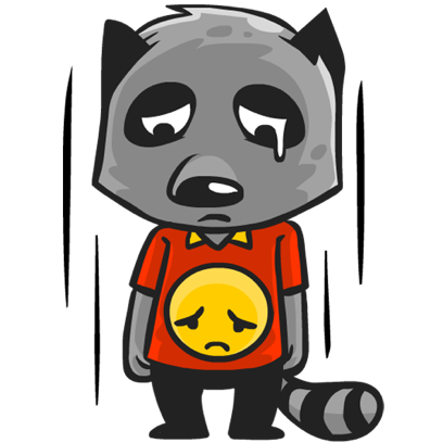 Rubi the Raccoon messages sticker-4