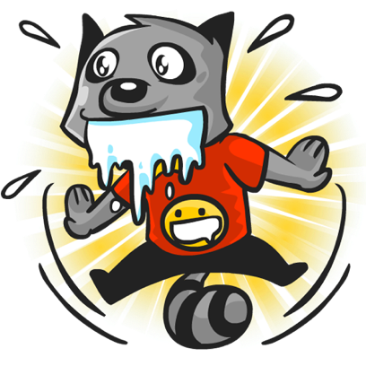 Rubi the Raccoon messages sticker-10
