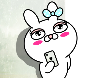 Blusher rabbit (free) messages sticker-10