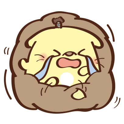Furry Hedgehog dog YuanYuan(刺蝟狗-圓圓初登場) messages sticker-3