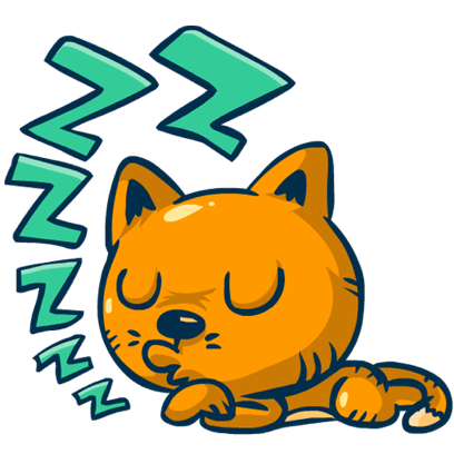 Idiotic Cat messages sticker-5