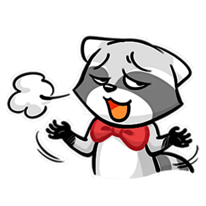Mapachin Stickers messages sticker-10