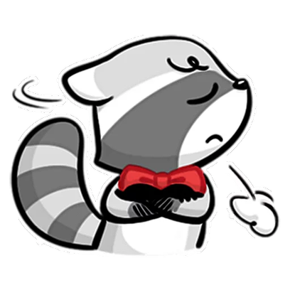 Mapachin Stickers messages sticker-5