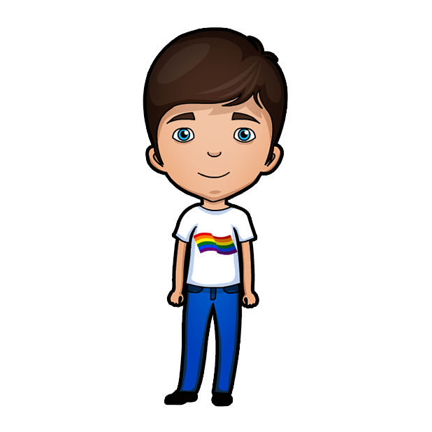 Gay Pride Emoji Stickers messages sticker-6