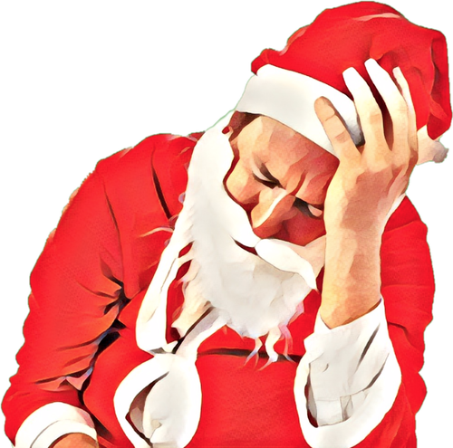 Sad Christmas and New Year Stickers for iMessage! messages sticker-0
