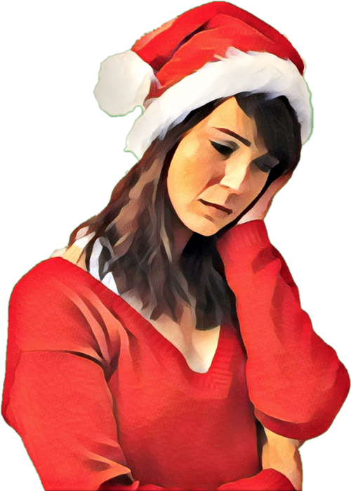 Sad Christmas and New Year Stickers for iMessage! messages sticker-9
